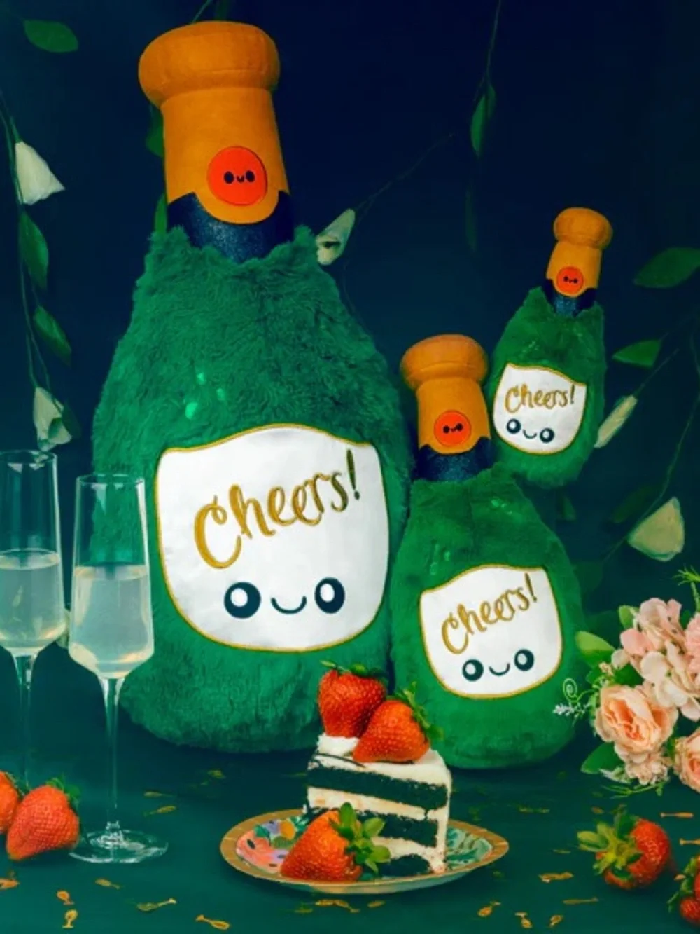 Squishable Boozy Buds Champagne Bottle